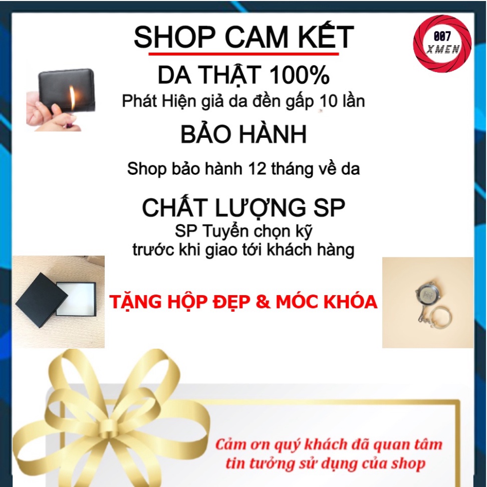 Ví Nam Da Bò Dáng Đứng Ngang Có Khe Sim - Bóp Nam BH 12 tháng Tặng Móc Khóa - Kan shop