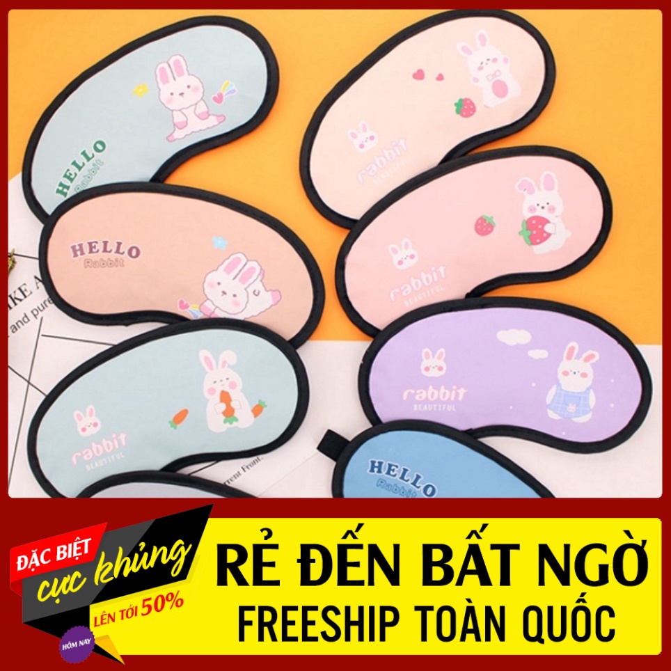 Bịt mắt ngủ miếng che mắt khi ngủ cute dễ thương(ko có túi gel)