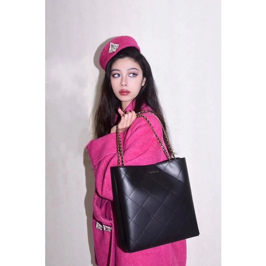 Túi đeo vai kèm ví chất da lì