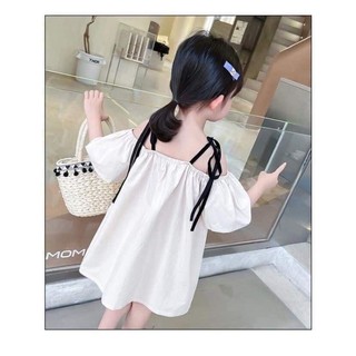 đầm bé gái form suông
