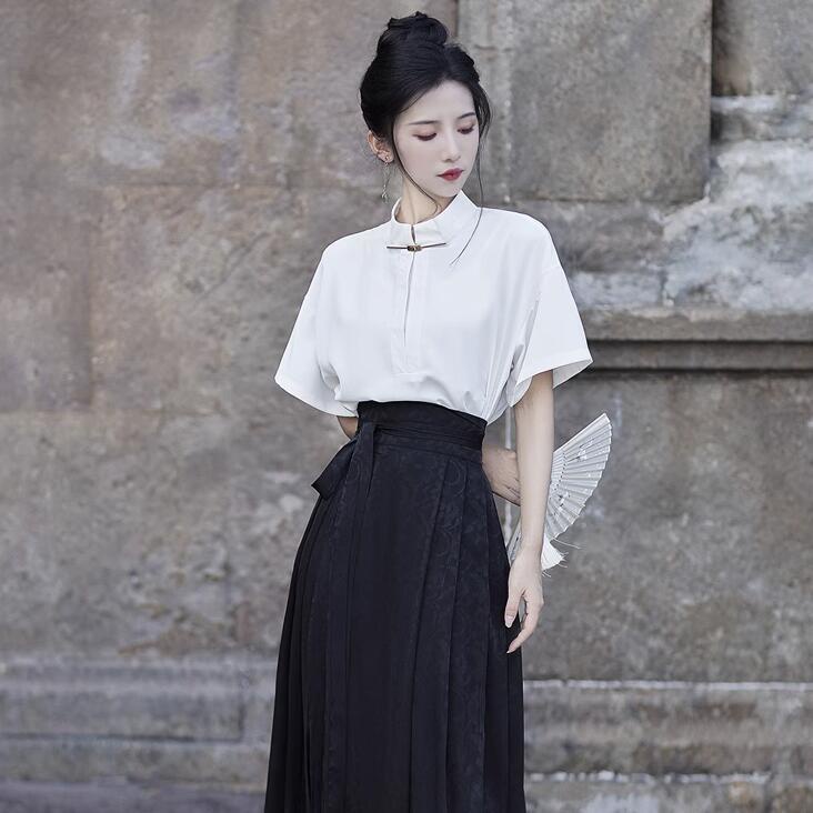 Bộ Hán Phục Cách Tân Phong Cách Trung Hoa Thời Trang Mùa Hè Hàng Mới Dành Cho Bạn Nữ