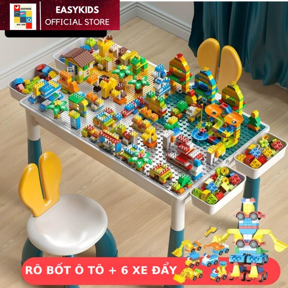 Bàn lego, Bàn lego xếp hình đa năng cho bé cực dài giúp trẻ thông minh và phát triển