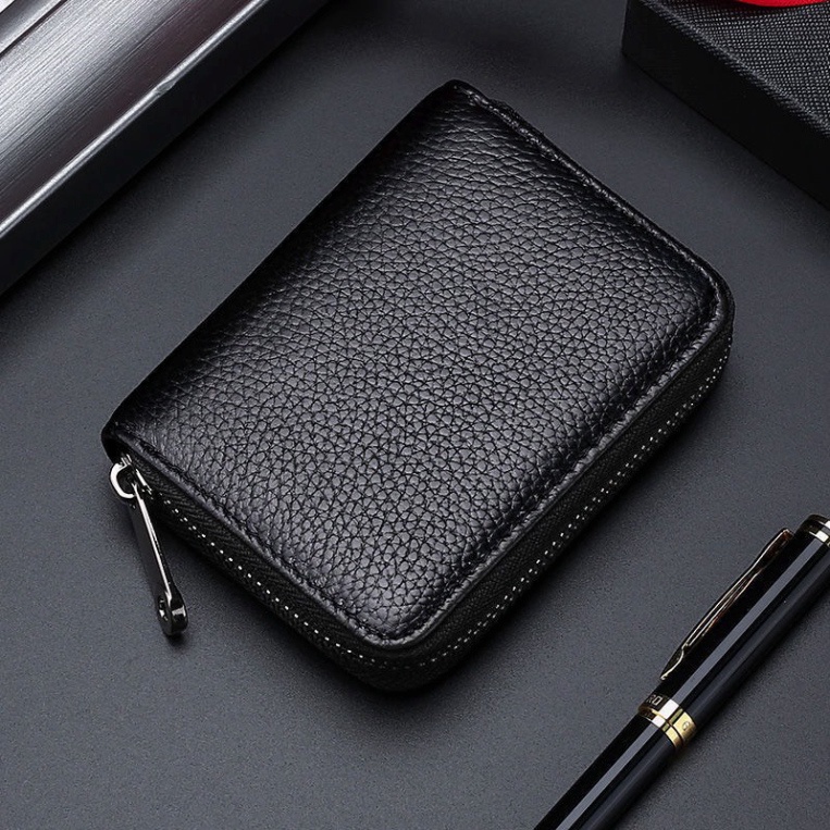 Ví Ngắn Cầm Tay Khóa Kéo Nhiều Ngăn Để Thẻ 467B Classic Tiện Dụng - Hazo - Kan shop