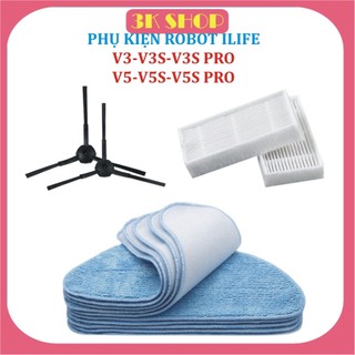 Chổi cạnh, Lọc bụi, khăn lau robot hút BỤI ILIFE V3/V3S/V3S PRO – V5/V5S/V5S PRO