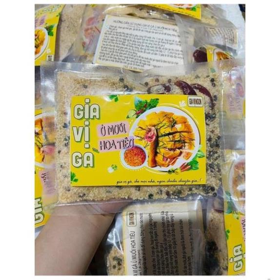 Gia Vị Gà Ủ Muối Chuẩn Vị Cực thơm ngon Gói dùng cho 1 con gà - Tặng gói muối chấm gà cực ngon GVB.