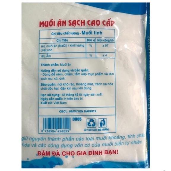 Muối Tinh Sạch Cao Cấp 500g  GVB.