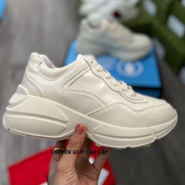 Giày gucci Rhyton, Giày thể thao GC gạch ngang, NY, Môi, Trơn đế bản cao cấp Full Box Bill, túi xách phụ kiện