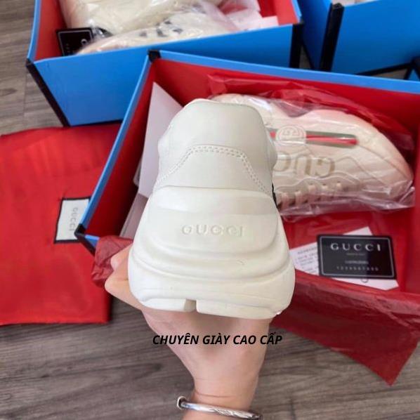 Giày gucci Rhyton, Giày thể thao GC gạch ngang, NY, Môi, Trơn đế bản cao cấp Full Box Bill, túi xách phụ kiện