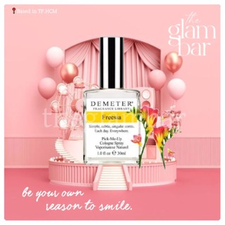 𝐭𝐡𝐞𝐠𝐥𝐚𝐦𝐛𝐚𝐫 ★ nước hoa freesia by demeter cologne - 10мl