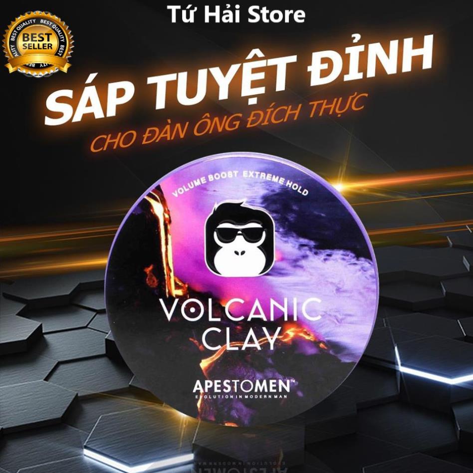 Sáp Vocanic CIay -Sáp Vocanic Ciay 80g -  Sáp Vuốt Tóc Nam , Mùi Thơm Như Nước Hoa Giữ Nếp Cực Tốt