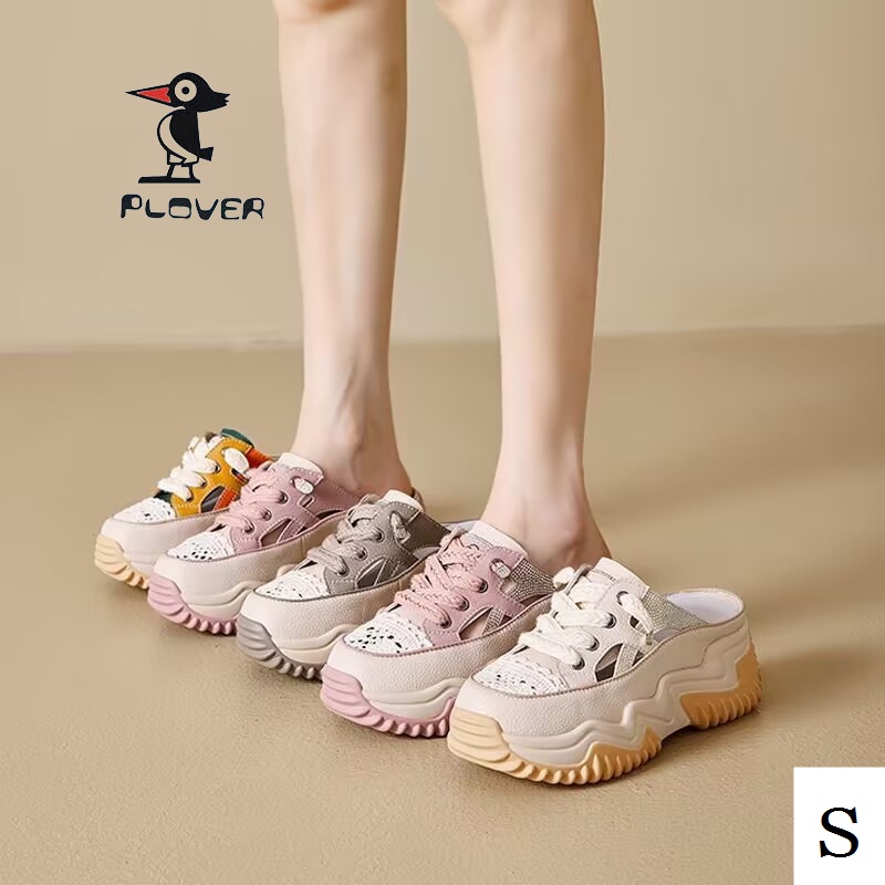 Dép Sandal Đế Dày Phối Lưới Thoáng Khí Đính Đá Thời Trang Mùa Hè Mới Cho Nữ