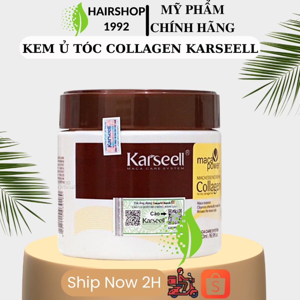Kem Ủ Tóc Collagen Karseell Maca 500ML Phục Hồi Nuôi Dưỡng Tái Tạo Cấu Trúc Tóc Ngăn Ngừa Lão Hóa Hương Nước Hoa v