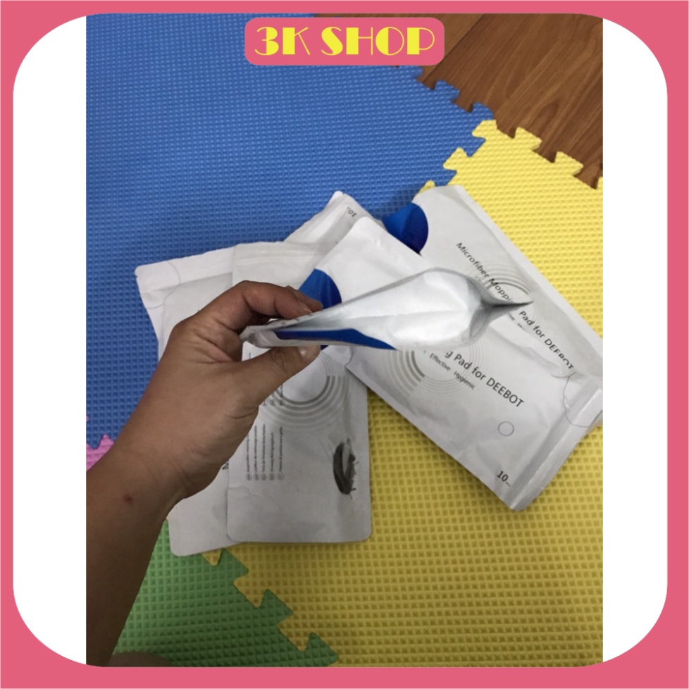 Túi 10 Khăn LAU rung ướt diệt Khuẩn Ecovacs chính hãng T8 Aivi – T8 Power - T9 Aivi – T9 –T9 Max – T8Aivi Plus –T9 Aivi