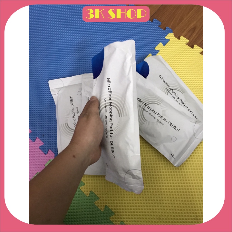 Túi 10 Khăn LAU rung ướt diệt Khuẩn Ecovacs chính hãng T8 Aivi – T8 Power - T9 Aivi – T9 –T9 Max – T8Aivi Plus –T9 Aivi