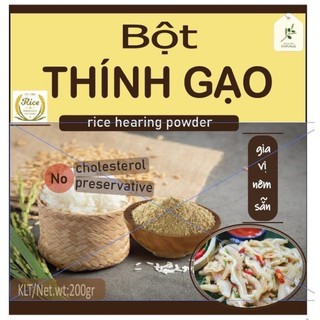 Bột thính gạo chuẩn vị 200g gvb.