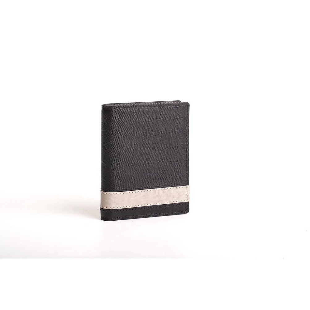 Ví Nam Da Thật Saffiano Cosmos Cao Cấp Chống Nước, Bóp Nam Dáng Đứng Cầm Tay Mini Nhỏ Gọn - Kan shop