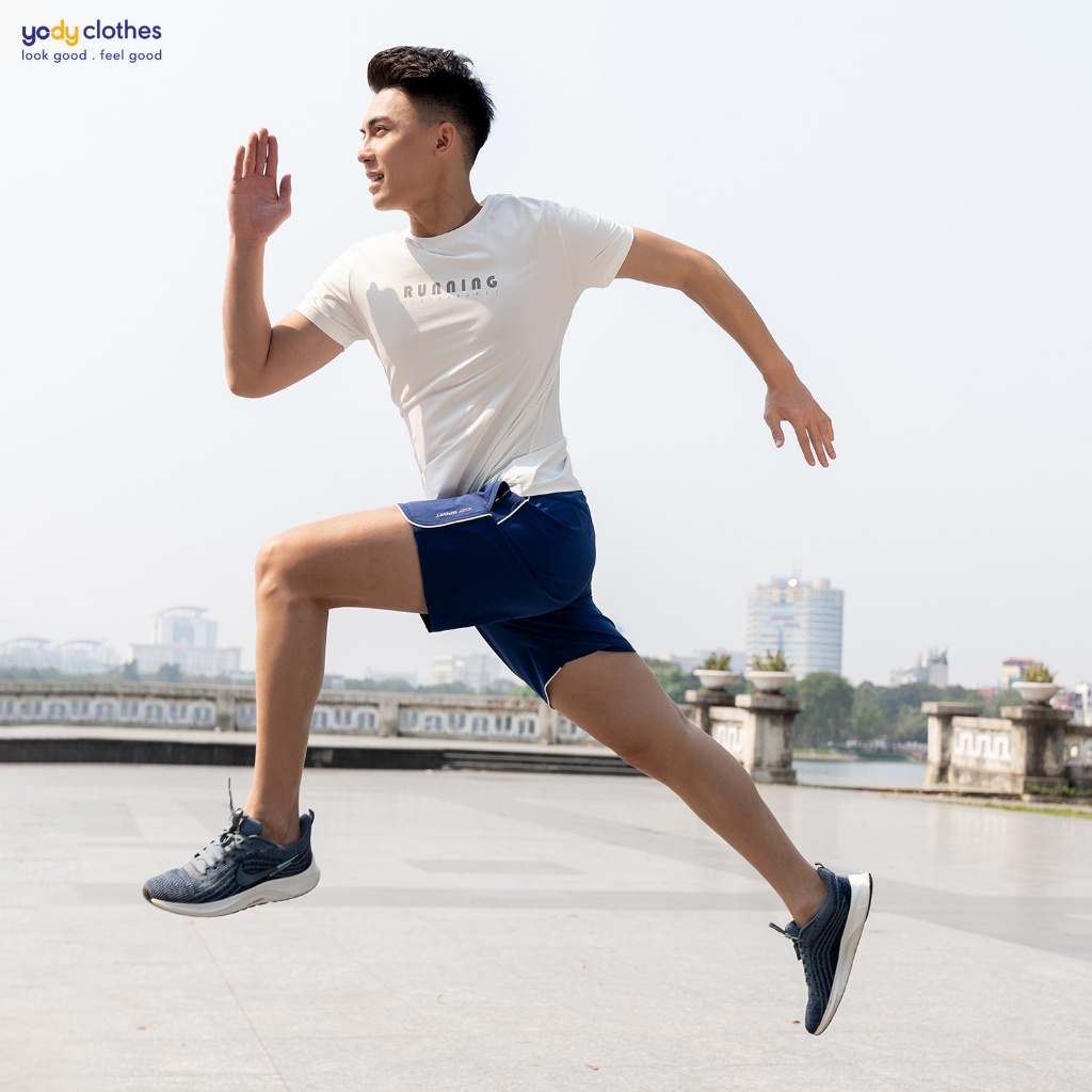 Quần short nam phối sườn chính hãng thoáng mát nhẹ nhàng mau khô bền màu