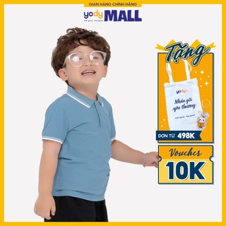 Áo thun polo YODY cao cấp cho bé trai gái chất vải khô thoáng nhiều màu KID3072