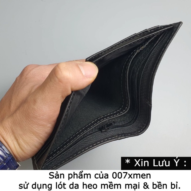 Ví Nam Da Bò Thật Dáng Đứng Ngang - Bóp Nam Cao Cấp BH 12 tháng 07xmen - Kan shop