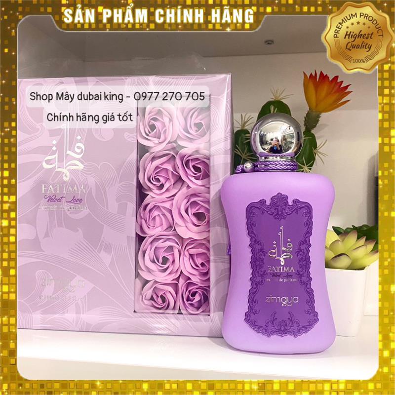 NƯỚC HOA DUBAI NỮ zimaya fatima velvet love - 100ML - TINH DẦU DUBAI GIÁ SỈ - GIÁ RẺ