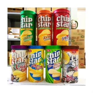 Snack khoai tây YBC Chip Star Nhật Bản ăn vặt cho bé đủ vị, 4903015500120