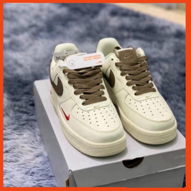 Giày Thể thao A.F1_Nike Vệt Nâu , Giày Sneaker Nam Nữ  Hàng SC 1:1 Xmenshop