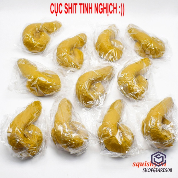 Đồ chơi hình cục shit dáng thon dài số 5 troll bánh bèo hài hước mềm dẻo