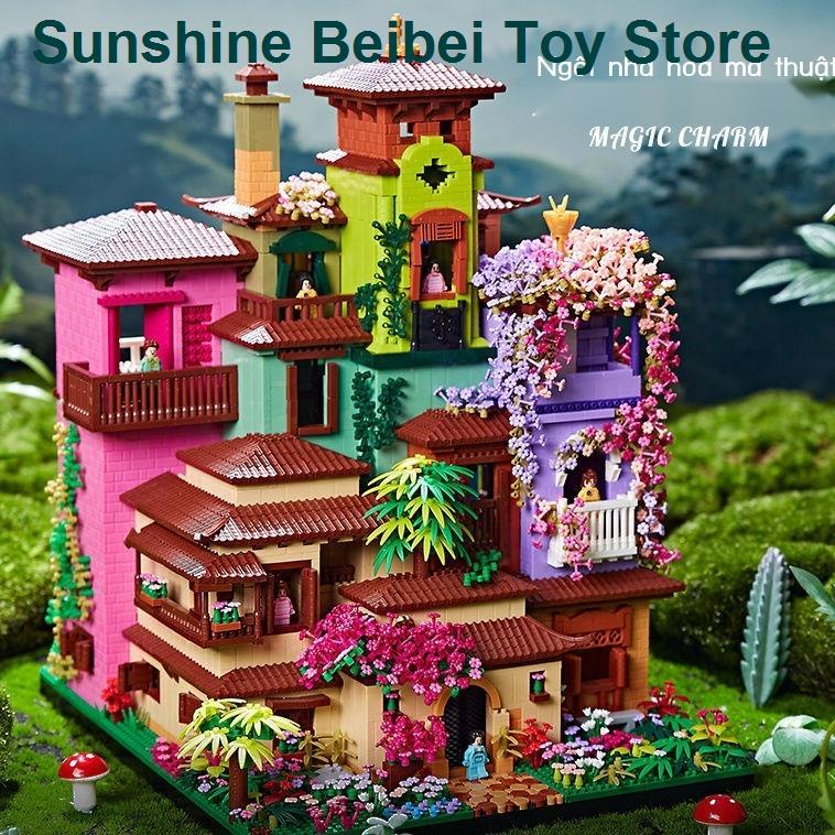 🔥 Có hàng tồn kho 🌟Luxury Magic Flower House tương thích ghép đồ chơi khối cho người lớn món quà sinh nhật khó kh