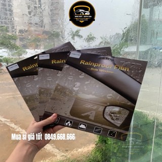 ( Nhiều mẫu ) Bộ 2 miếng dán kính xe ô tô xe máy chống mờ kính chống loá chống nước cực cao - Khải Huy Scar