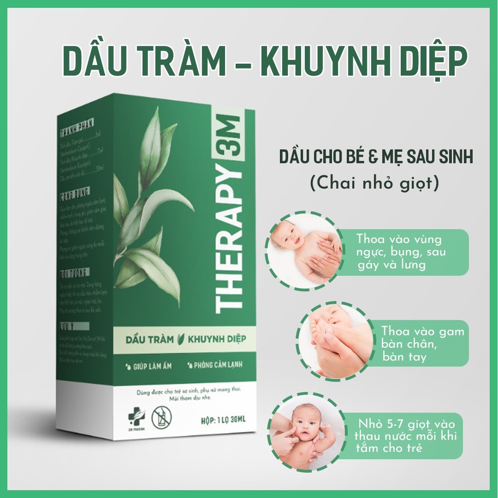 Dầu tràm khuynh diệp Therapy 3M