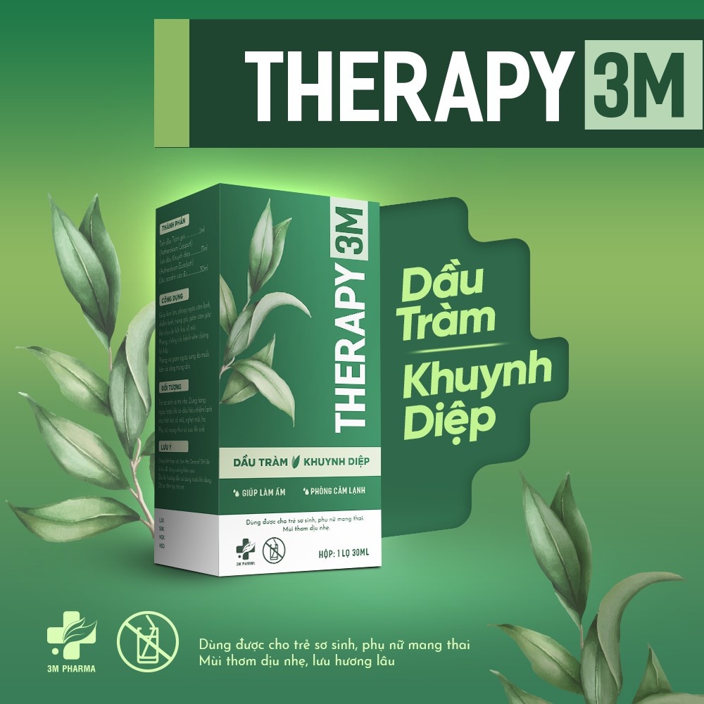 Dầu tràm khuynh diệp Therapy 3M
