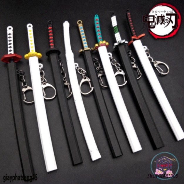 Móc Khóa Kiếm Zoro Law One Piece Bằng kim khí tổ hợp Không Gỉ 16cm ShopOnePiece