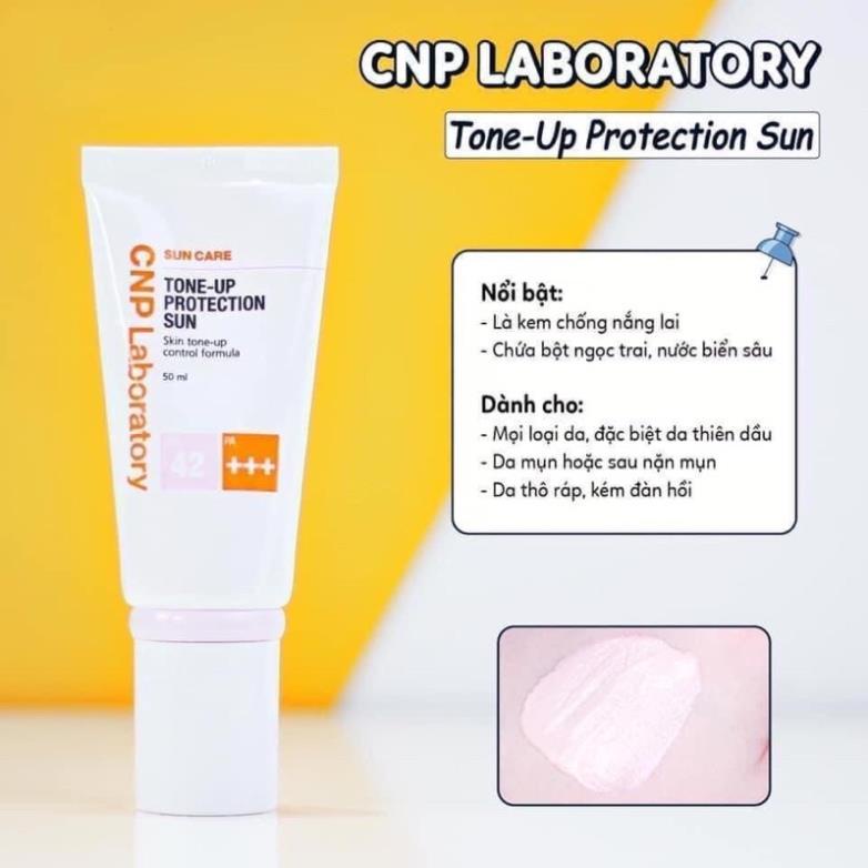 Kem Chống Nắng CNP Laboratory ,CNP Laboratory tone up Protection Sun SPF 42 PA+++, nâng tone tự nhiên hot (feb)