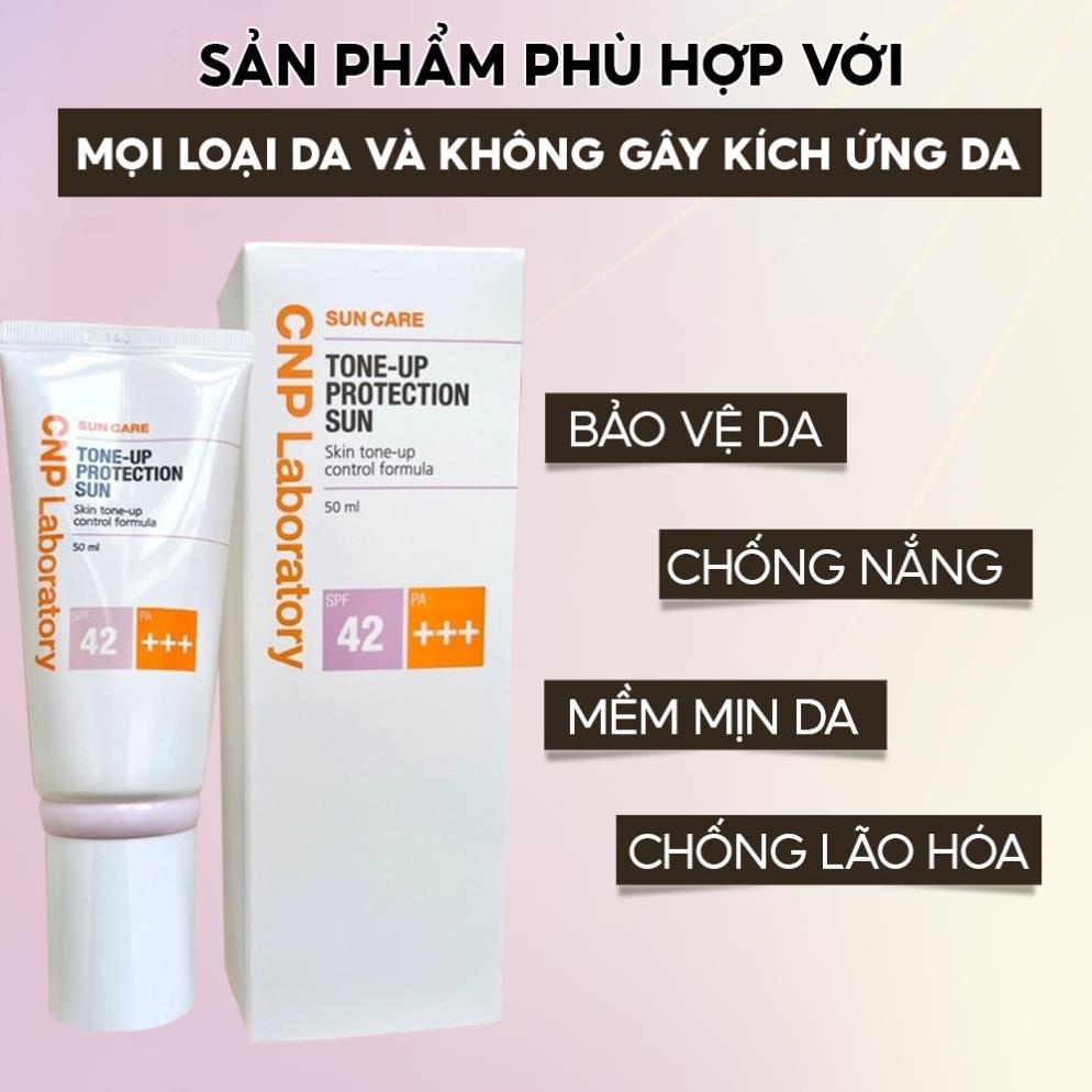 Kem Chống Nắng CNP Laboratory ,CNP Laboratory tone up Protection Sun SPF 42 PA+++, nâng tone tự nhiên hot