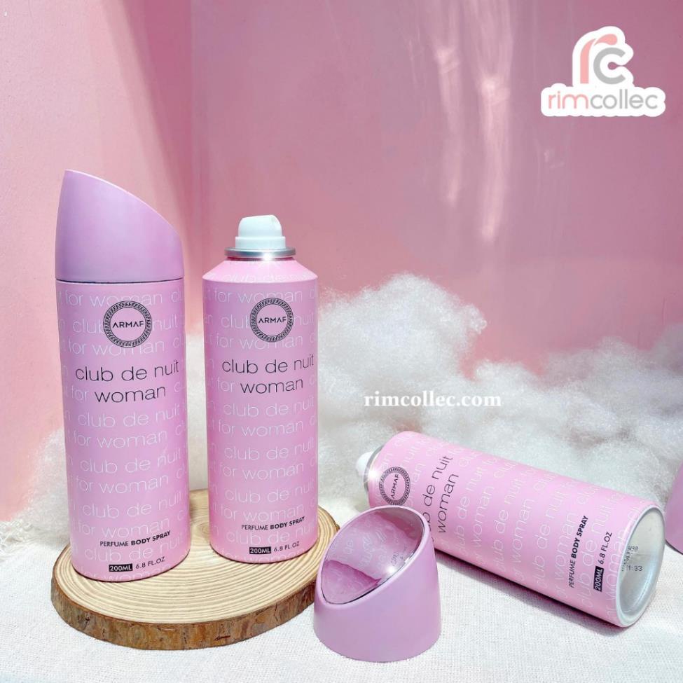 Xịt thơm Body Armaf Club De Nuit 200ml