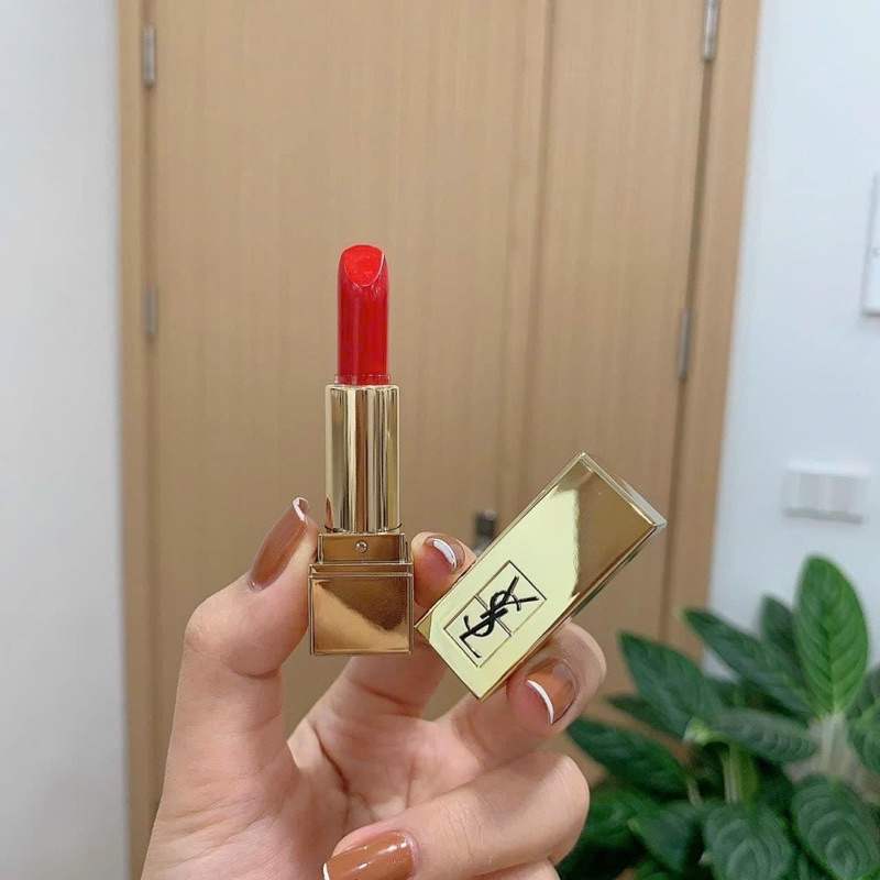 Son Ysl Mini unbox màu 01