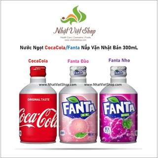 Nước Ngọt CocaCola/Fanta Nắp Vặn Nhật Bản 300mL