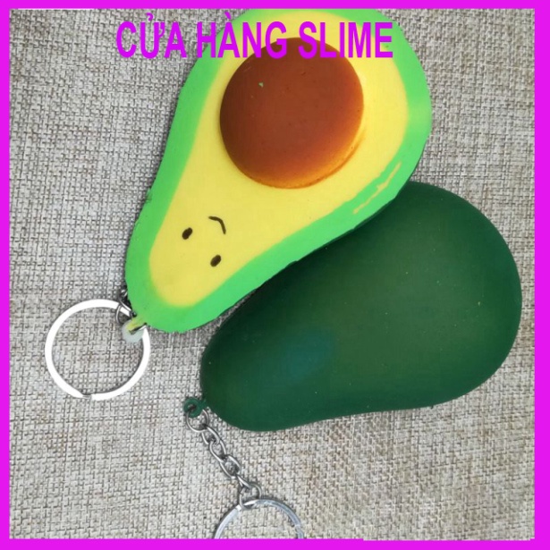 Squishy Lớn JUMBO Hình nửa quả bơ công cụ giải trí Xốp Giảm Stress Hình mềm mại đáng yêu co dãn và đàn hồi Cho Bé