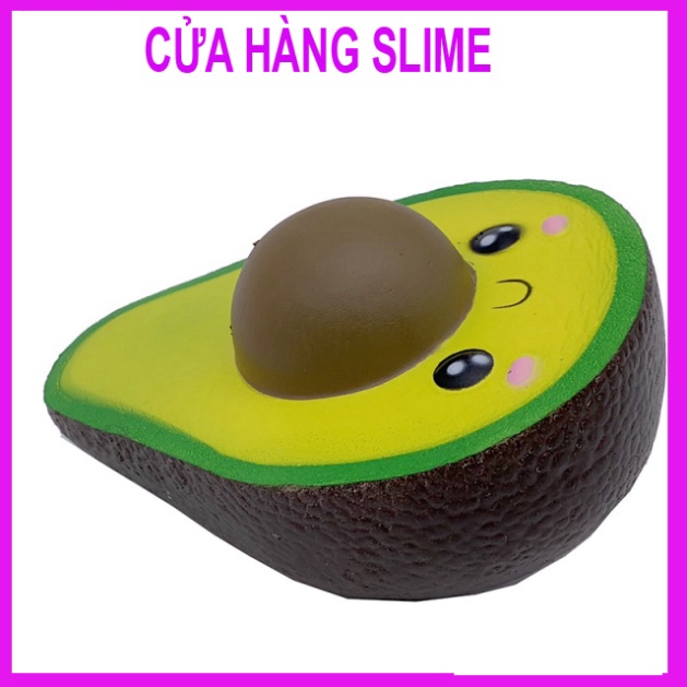 Squishy Lớn JUMBO Hình nửa quả bơ công cụ giải trí Xốp Giảm Stress Hình mềm mại đáng yêu co dãn và đàn hồi Cho Bé