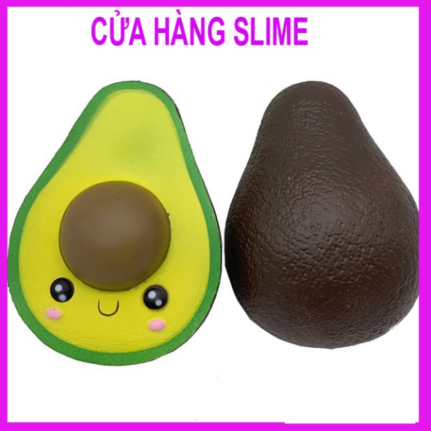 Squishy Lớn JUMBO Hình nửa quả bơ công cụ giải trí Xốp Giảm Stress Hình mềm mại đáng yêu co dãn và đàn hồi Cho Bé
