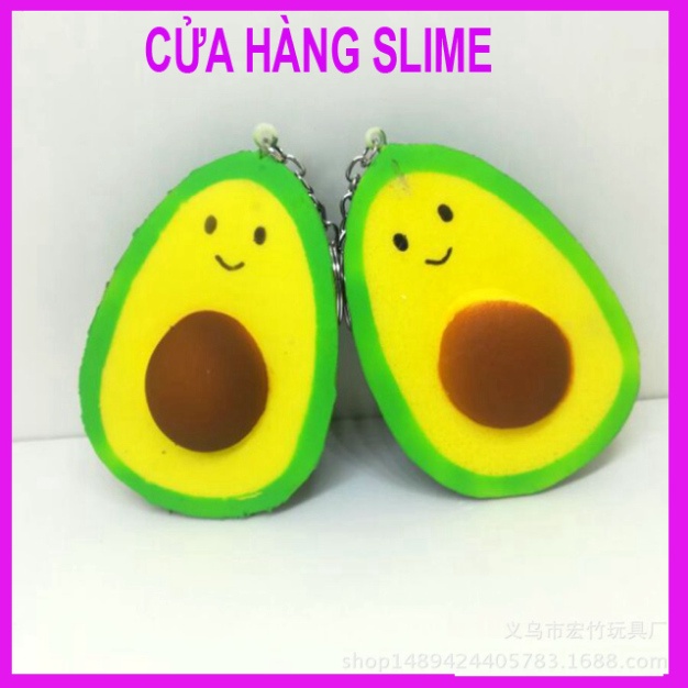 Squishy Lớn JUMBO Hình nửa quả bơ công cụ giải trí Xốp Giảm Stress Hình mềm mại đáng yêu co dãn và đàn hồi Cho Bé