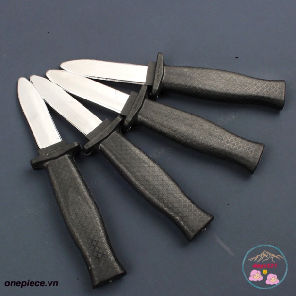 Đồ Chơi Dao Giả Bằng Nhựa 18cm black color hoàn toàn có thể nép dọn Cho Tiệc Halloween dao thụt giả