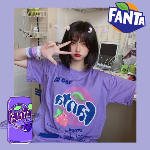 Jiashucheng Áo Thun Nữ Tay Ngắn Dáng Rộng Phong Cách Hàn Quốc