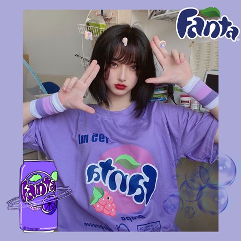 Jiashucheng Áo Thun Nữ Tay Ngắn Dáng Rộng Phong Cách Hàn Quốc