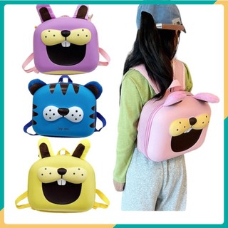 Balo Mẫu Giáo Hình Thú 3D Cute, Ba lô Mầm Non Nhẹ Êm Cho Bé  2-6 Tuổi