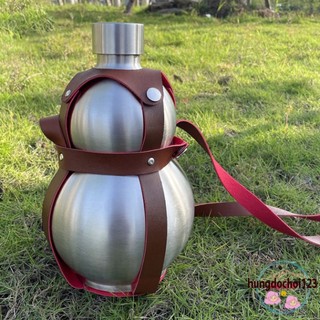 Bình tông inox hồ lô bình đựng rượu xây cất dạng hồ lô 1,7 lít thực tiễn đo cao cấp
