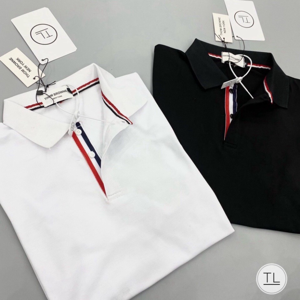 Áo polo , Phông Thome kẻ sọc Vải cotton100%