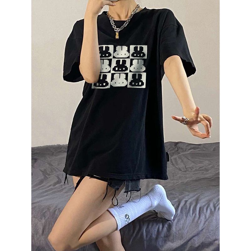 Jiashucheng Quần Short Denim Rách Lưng Cao Dáng Rộng Thời Trang Mùa Hè Mới Dễ Phối Đồ Phong Cách Retro Cho Nữ