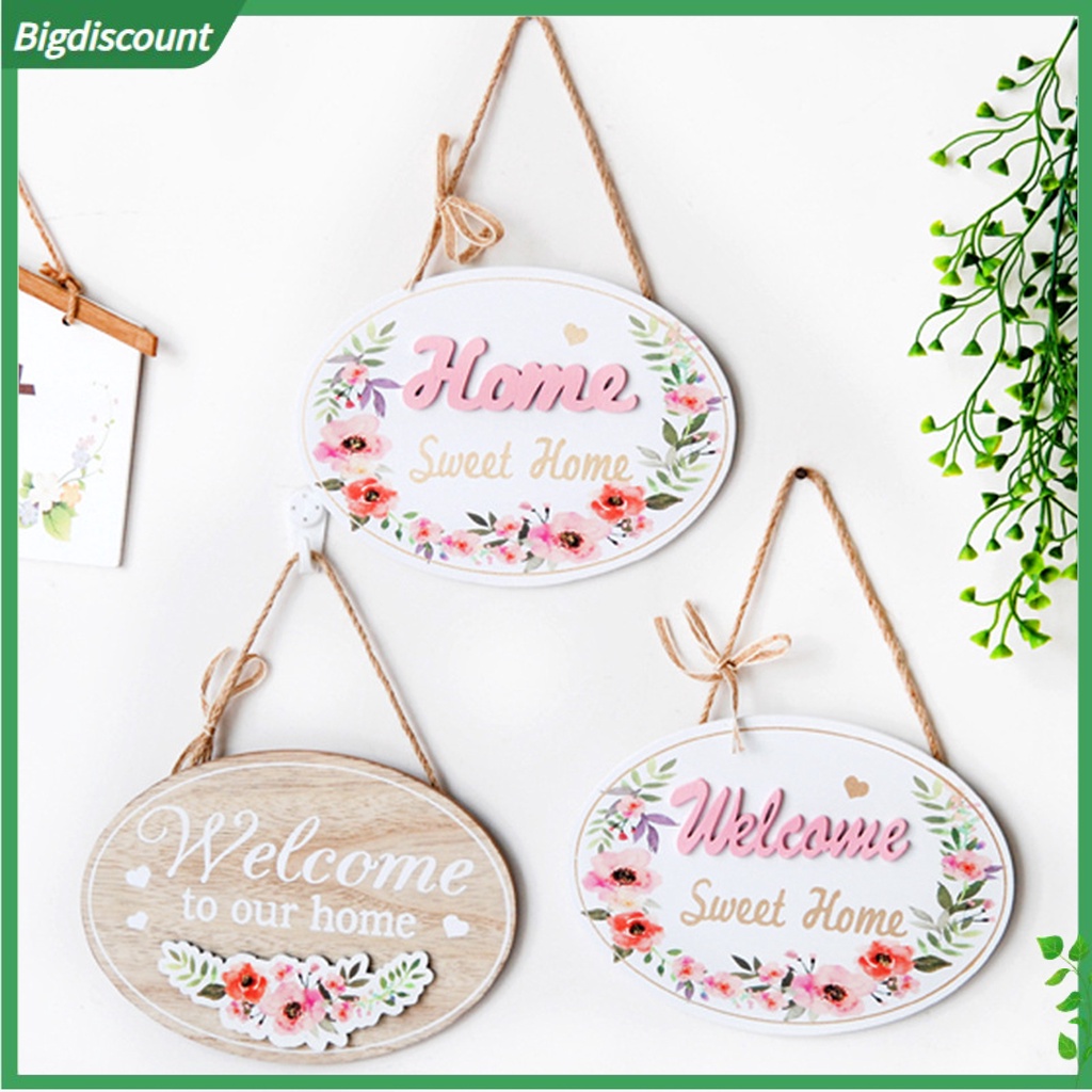 Bảng hiệu treo cửa in chữ Welcome trang trí văn phòng