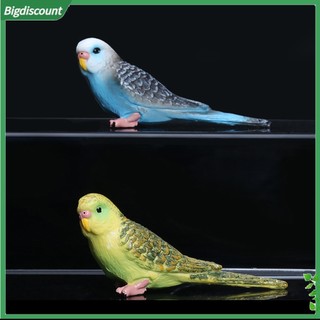 <BIG> Tượng Chim Vẹt Bằng Nhựa Trang Trí Dễ Thương